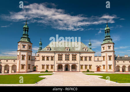 Baroque Castle, Bishop`S Palace In Kielce, Poland, Europe Stock Photo